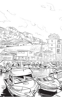 Архитектура большого города. Самая атмосферная раскраска антистресс 12