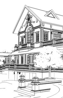 Архитектура большого города. Самая атмосферная раскраска антистресс 6