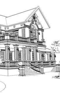 Архитектура большого города. Самая атмосферная раскраска антистресс 7