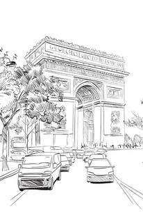 Архитектура большого города. Самая атмосферная раскраска антистресс 8