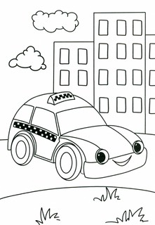 Раскраска А4. Мир транспорта 2