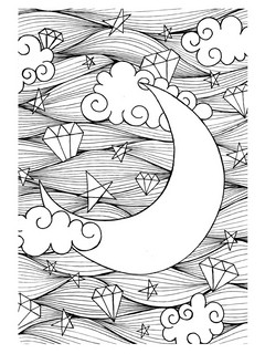 Спокойной ночи. Раскраска антистресс 2