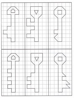 Волшебные ключи. Обучающий квест. Измеряем и рисуем по клеточкам 3