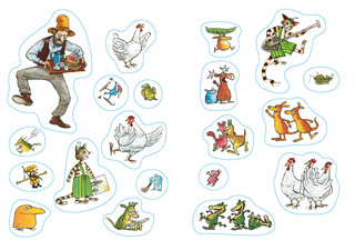 Петсон и Финдус. Книжка с заданиями и наклейками 5