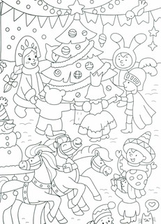 Раскраска-виммельбух 'Волшебный Новый год' 2