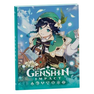Genshin Impact на каждый день с наклейками (зеленый) 