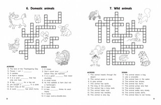 Кроссворды по английскому языку для начальной школы 6