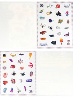 Набор многоразовых наклеек 'Чудесные наклейки, 100 наклеек' 4