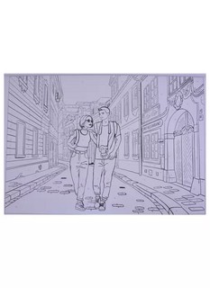 Картина для раскрашивания по номерам 'Путешествия' 6