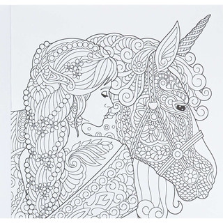 Раскраска-перевёртыш 'В узорном мире' 3