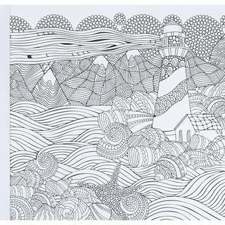 Раскраска-перевёртыш 'В узорном мире' 4