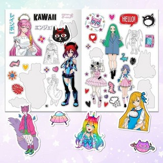 Альбом наклеек Аниме 2