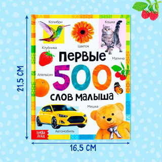 Книга в твёрдом переплёте «Первые 500 слов малыша», 80 стр 2
