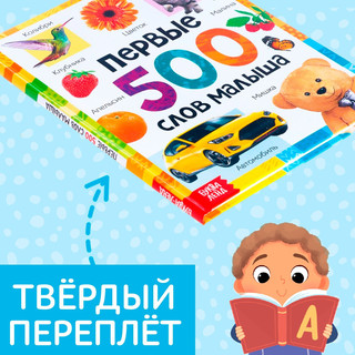 Книга в твёрдом переплёте «Первые 500 слов малыша», 80 стр 4