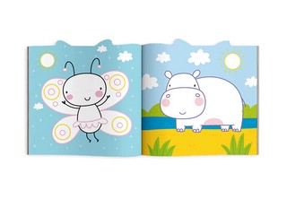 Раскраска ушастая 'В зоопарке' 2