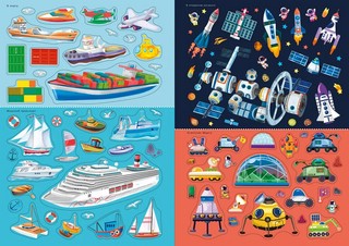 Наклейки с заданиями. Техника 6