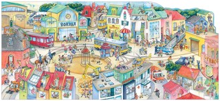 Добро пожаловать на поезд! Виммельбух с клапанами 4