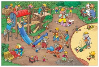 Добро пожаловать на стройку! Виммельбух с окошками 4