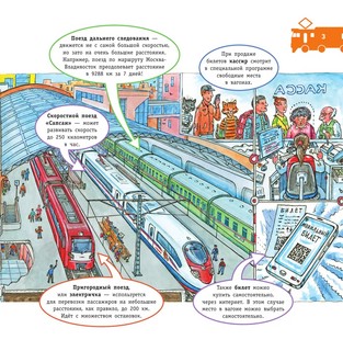 Вокзал и поезда 5