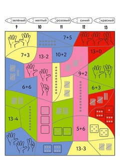 Раскраска-тренажер. Учим цифры. Я считаю до 30 2