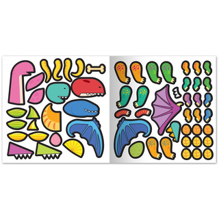 Крутозавры. Книга с многоразовыми наклейками 7