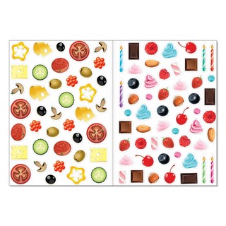 Наклейки многоразовые 'Юный повар' 2