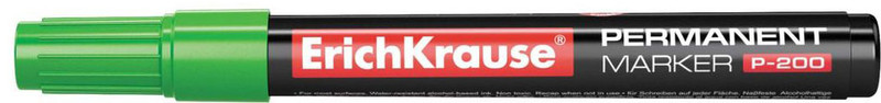 Перманентный маркер ErichKrause P-200, цвет чернил зеленый