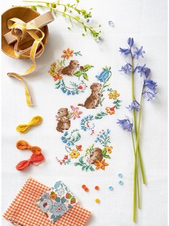 Альпийские мотивы. Французская вышивка крестом 6