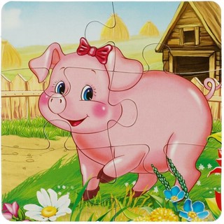 Кто как говорит. Книга с 5 пазлами 5