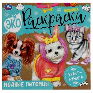 Экораскраска 'Модные питомцы'