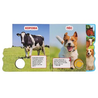 Музыкальная книга 'Домашние животные', 3 песенки 4