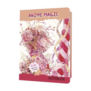 Блокнот Аниме MAGIC (обложка девочка с цветком в волосах)