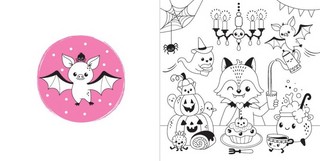 Милые и страшные Я раскрашиваю KAWAii 3