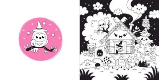 Милые и страшные Я раскрашиваю KAWAii 4