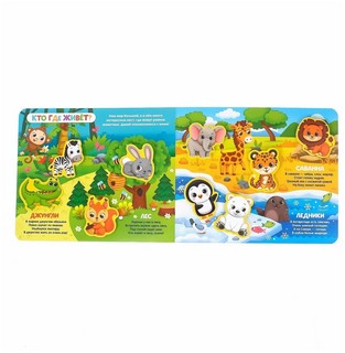 Уши лапы и хвосты. Загадки в стихах. Книжка с липучками 7