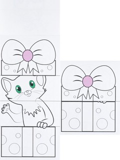 Раскраска-игрушка 'Симпатяги' Складывай и играй 3