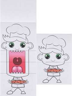 Раскраска-игрушка 'Сюрпризики' Складывай и играй 3