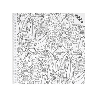 Раскраска Найди кота, Узорный мир 6