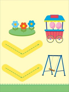 Проводим дорожки и линии 6