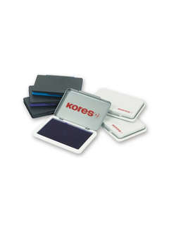 Подушка штемпельная настольная, черная, 7х11 см 2