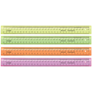 Линейка закройщика "Стамм", флуоресцентная, прозрачная, 30 см...