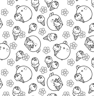 Molang. Самая уютная раскраска. Магия дружбы 4