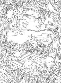 Антистресс-раскраска 'Фантастический мир' 100 картинок 8