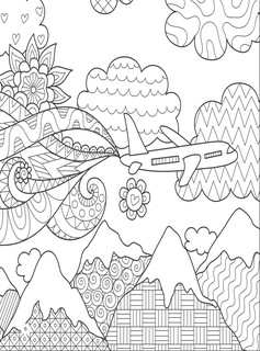 Антистресс-раскраска 'Фантастический мир' 100 картинок 6