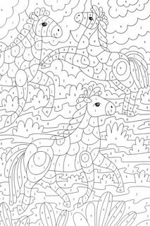 Картины Для раскрашивания по номерам. Для детей 3