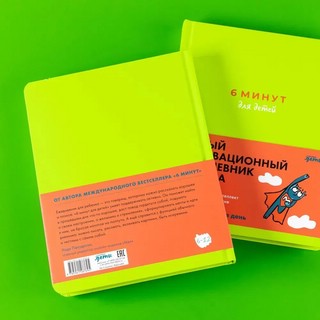 6 минут для детей. Первый мотивационный ежедневник ребенка (зеленый) 3