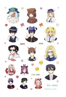 Ежедневник с наклейками Anime Planner, недатированный (девочка с лампочками) 9