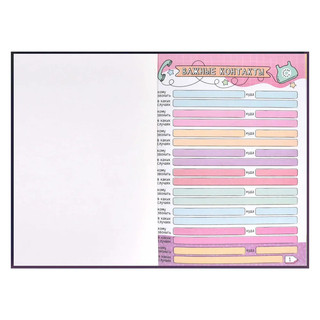 Дневничок для девочек 'Сквозь розовые очки' 2