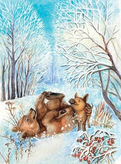 Новогодние сказки с волшебными картинками 6