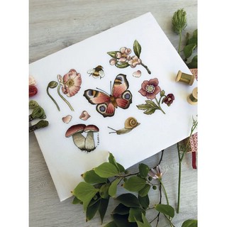 Вышиваем гладью. Поэзия природы 8